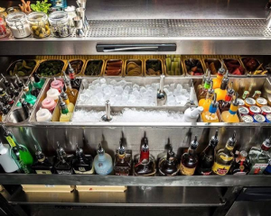 Thùng đựng đá inox quầy bar