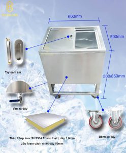 Các lỗi thường gặp ở thùng đá inox là gì?
