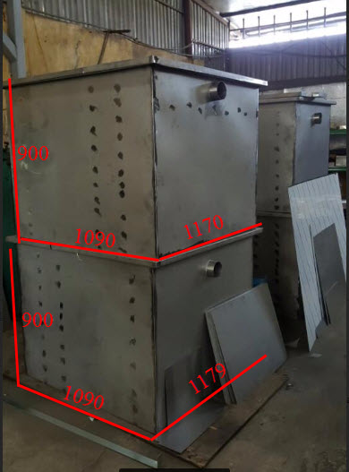 Cấu tạo cơ bản của bẫy mỡ inox công nghiệp